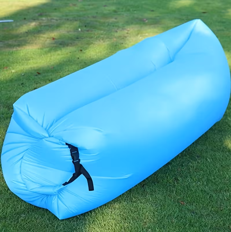 Sezlong gonflabil Lazy Bag Air Sofa – ultra portabil, umflare fara pompa, relaxare instant oriunde - imagine 3