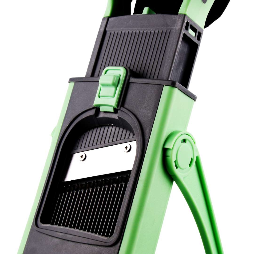 Feliator Vertical Legume Reglabil | Grosime 0.5-8mm | 30 Tipuri de Taiere | Otel Inoxidabil | Lama Detasabila | - imagine 5