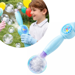 Bagheta Magica de Bule cu Ceata si LED | Efect Ceata Rece | Lumina LED Colorata | 1 Buton | Varsta 3-8 Ani | Petreceri si Joaca