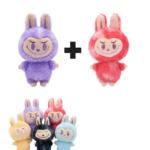 Pachet 1+1 Jucarie de Plus Labubu | Diverse Culori | Moale si Pufos | Colectie | Cadou sau Decoratiune