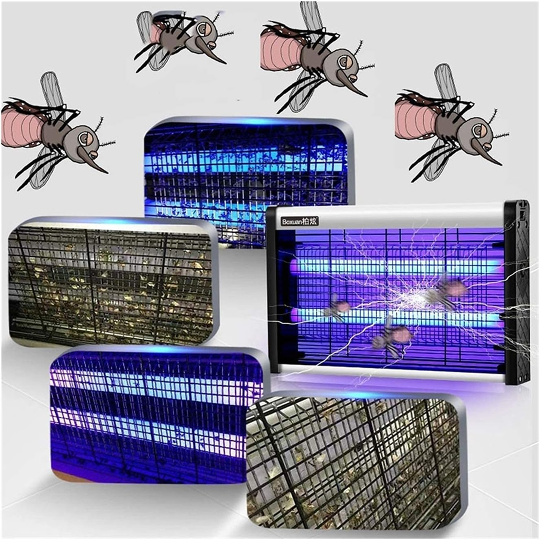 Aparat Anti-Insecte Electric UV Profesional | 3 Variante 20W / 30W / 40W | 220V | 50mp | Carcasa Aluminiu | Fara Chimicale | Interior si Terasa - imagine 3