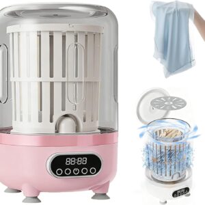 Mini Masina De Spalat Portabila | Capacitate 3L | Spalare Si Stoarcere | Sterilizare Cu Lumina Albastra | Pentru Lenjerie Si Sosete