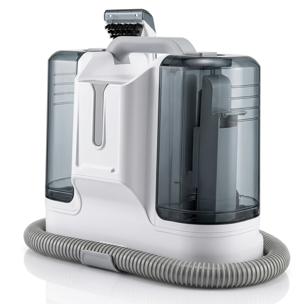 Aparat De Curatat Tapiterie Si Canapele | Aspirator Umed Si Uscat 450W | Curatare Covoare, Textile Si Interior Auto | Rezervoare Separate - imagine 8
