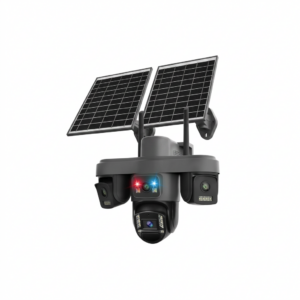 Camera Supraveghere 4G | 4 Camere Integrate 12MP Ultra HD | Card 32GB Cadou | Panouri Solare Duble | IP66 | Vedere Nocturna