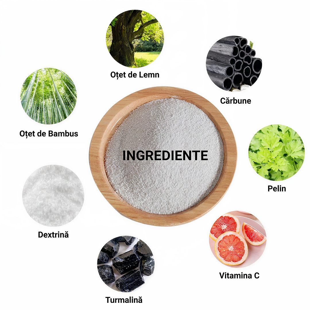 set 10 Plasturi Kinoki Detox | Ingrediente Naturale din Plante si Minerale | Aplicare pe Talpi | Utilizare Nocturna | Bunastare Generala - imagine 5