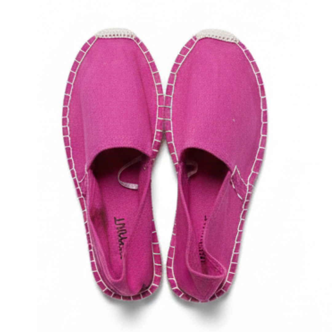 1+1 Promo Espadrile Plate | Panza Bumbac + Talpa Pluta si Iuta | Slip-On | 3 Culori: Roz, Albastru Deschis, Verde Deschis | Marimi 36-41 - imagine 7
