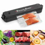 Aparat de Sigilat si Vidat Alimente | 220V 90W | Mod Automat si Manual | Indicator LED | Alimente Uscate si Umede | Compact Portabil