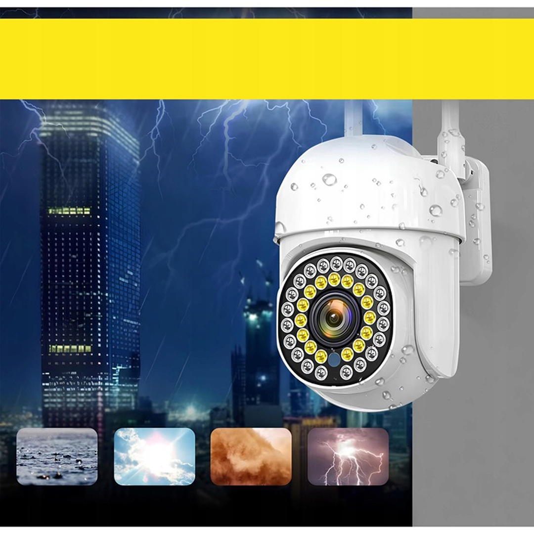 Camera De Supraveghere WiFi 1080P | Rotatie 355° | Audio Bidirectional | Vedere Nocturna | Detectare Miscare - imagine 4