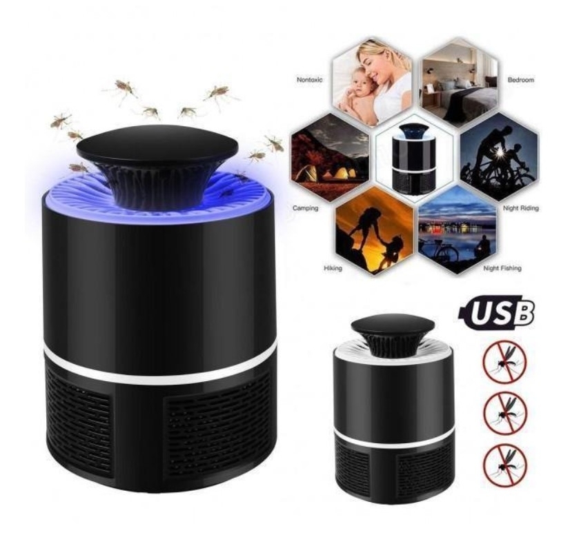 Lampa UV impotriva tantarilor Killer Mosquito, repicipient colectare integrat, Negru - imagine 2