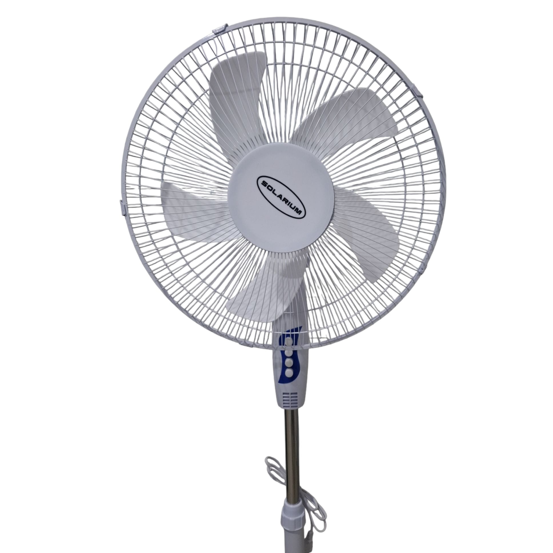 Ventilator cu Picior 40W | Diametru 40cm | Inaltime Reglabila 100-118cm | 3 Trepte Viteza | Oscilatie 90° | Alb | 56.6dB - imagine 3