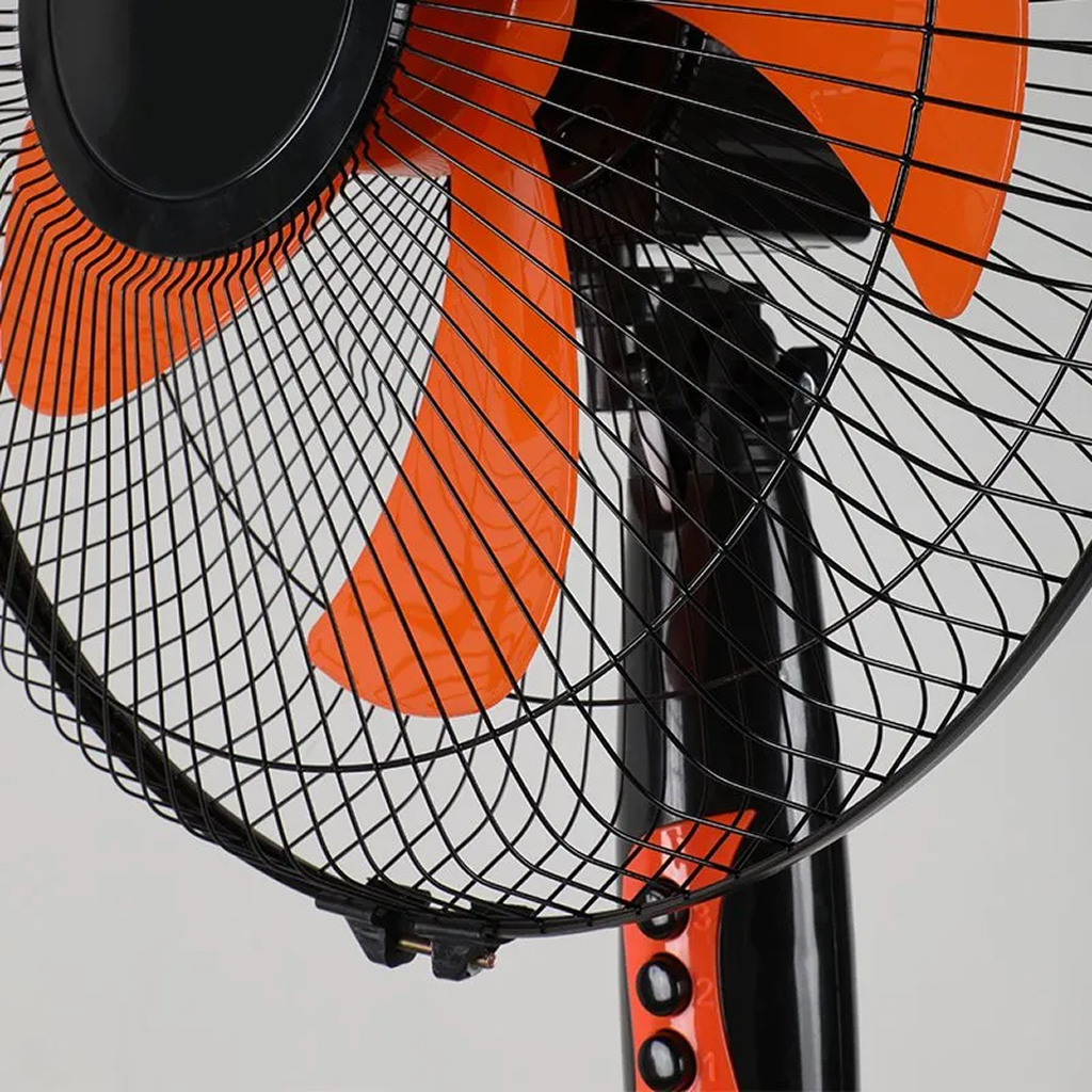 Ventilator cu Picior 16 Inch (40cm) | 40W | Motor Cupru | 3 Viteze | Inaltime Reglabila 30-90cm | Oscilatie | Garantie 3 Ani - imagine 5